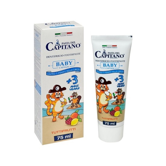 Pasta do zębów dla dzieci 3+Wieloowocowa Pasta del Capitano 75ml